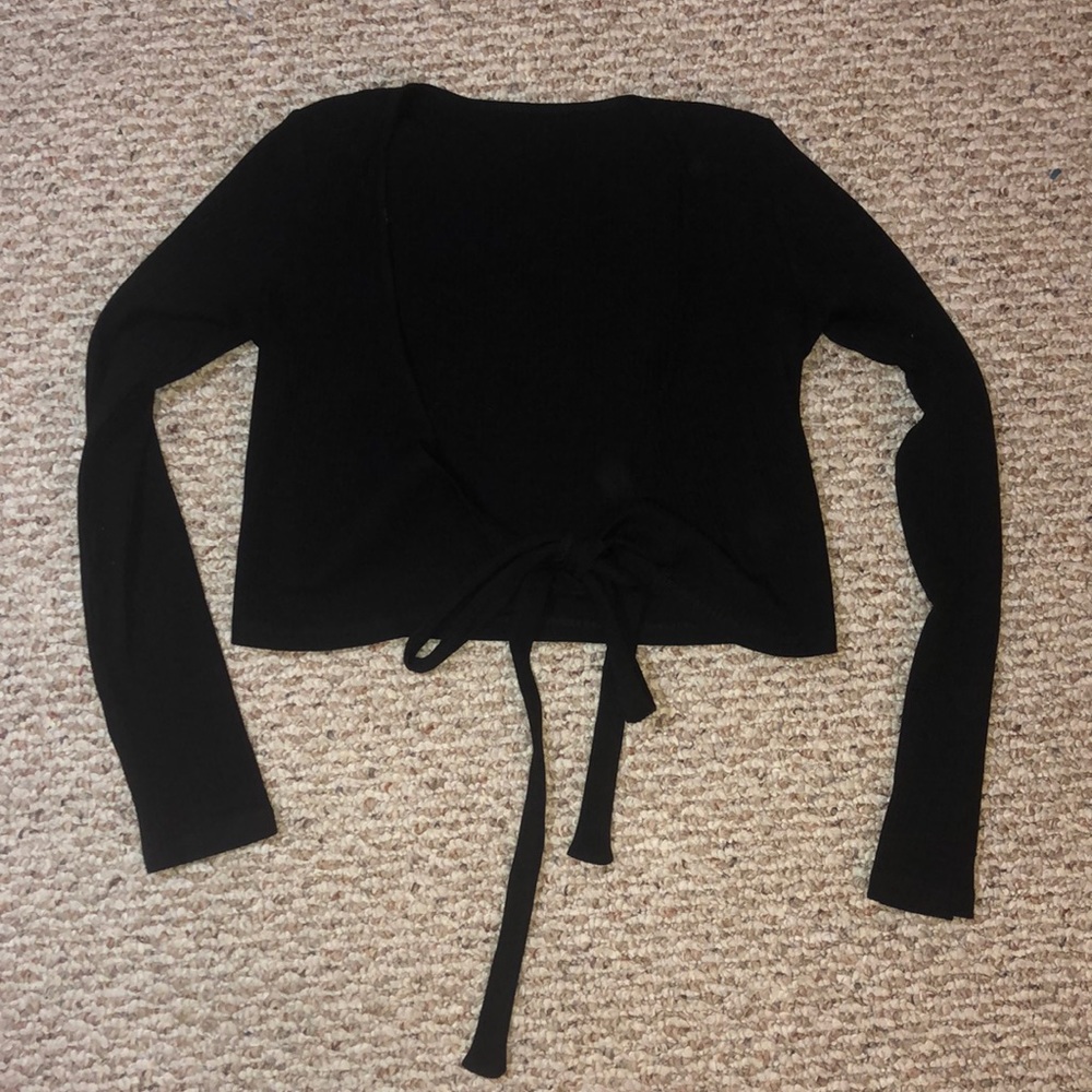 Wrap crop top
